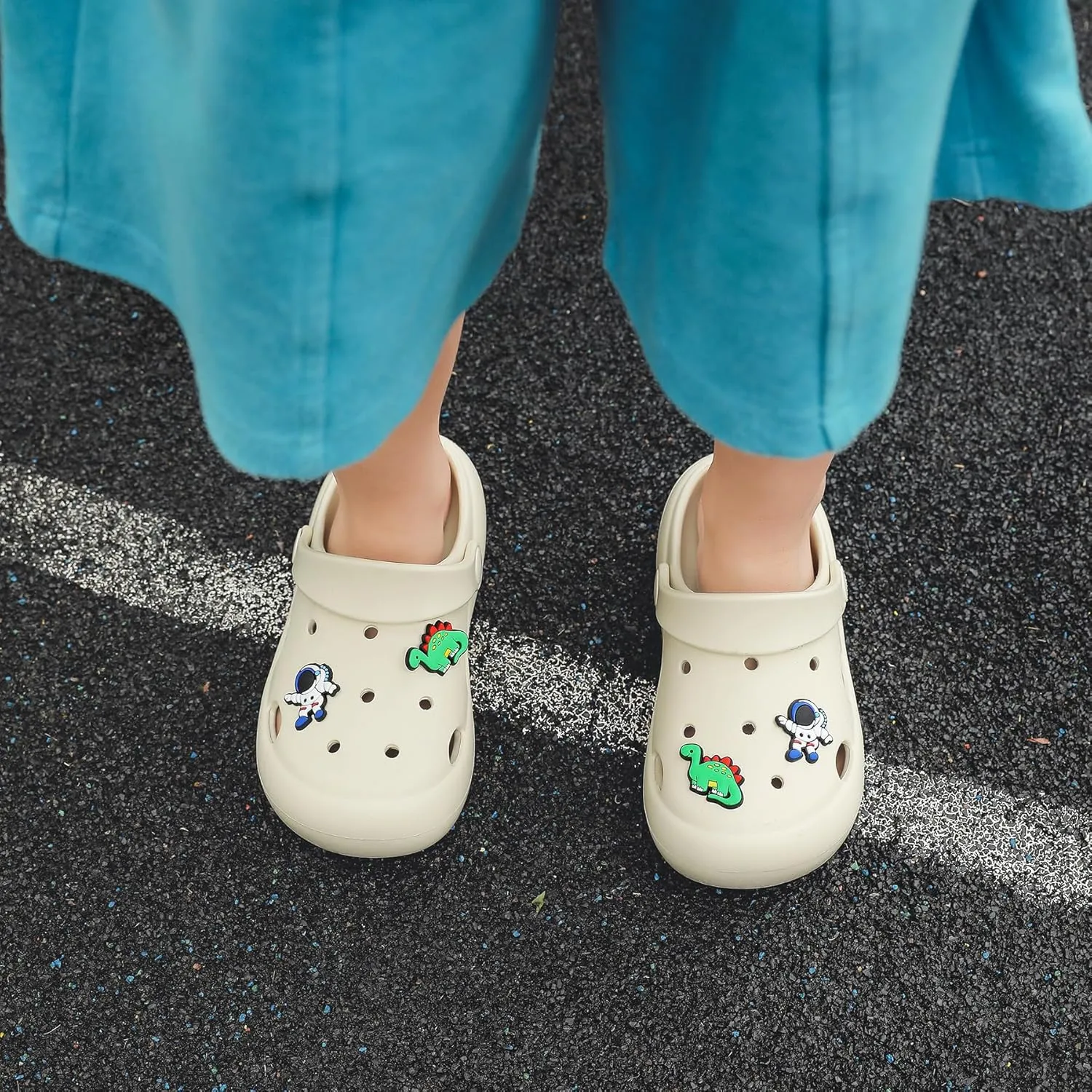 Toddler Classic Clogs Skin-Friendly Comfy Lightweight 丨Boys Girls Slip On Water Shoes