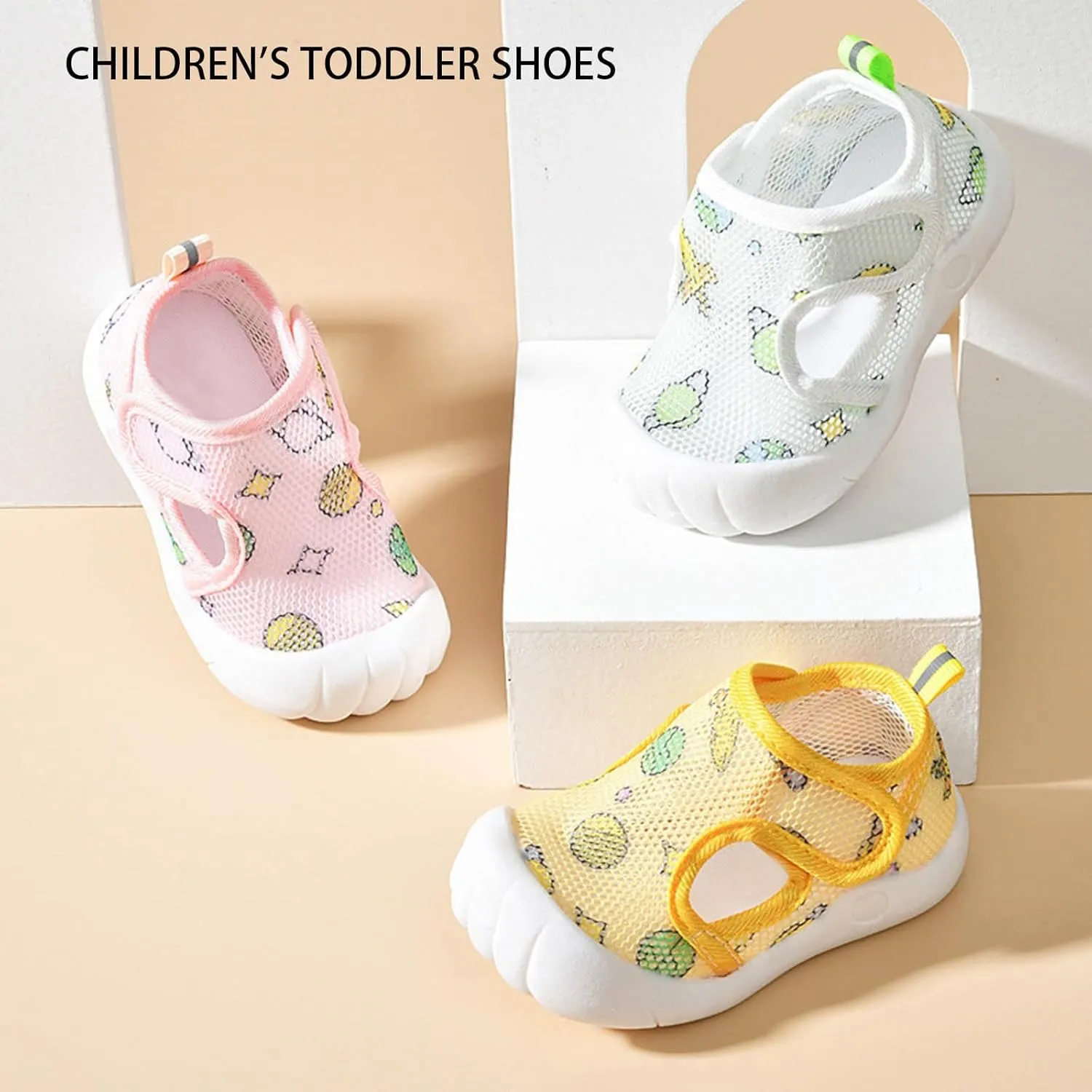 Toddler Water Shoes Barefoot Water Shoes for Kids Baby Wide Socks with Arch Support Breathable Toddler Sneakers Girls