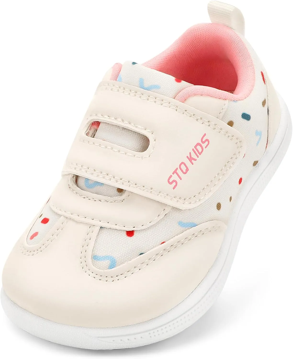Toddler Wide Toe Box Shoes: Boys Barefoot Shoe Girl Sneakers Little Kids Tennis Non-Slip Zero Drop First Walking Breathable Running Athletic School Gym Sneaker