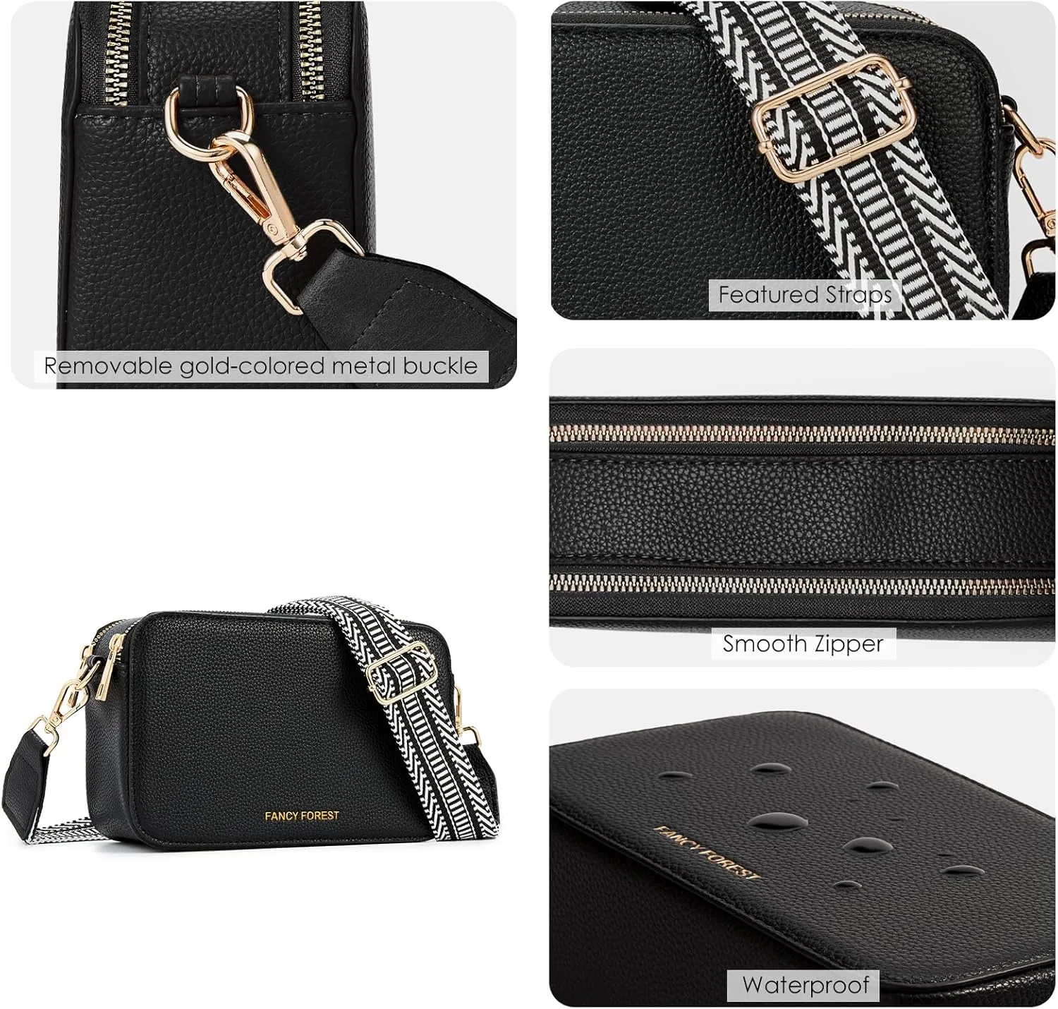 Trendy Purses For Women Crossbody Bag with Unique Camera Bag Style,Designer Small Hardshell Shoulder Bag/Handbags