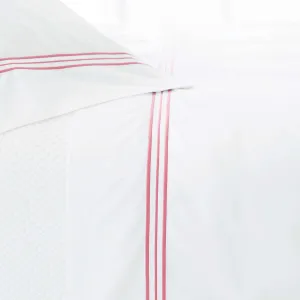 Trio Coral Flat Sheet, Full/Queen Size, Coral Solid Pattern
