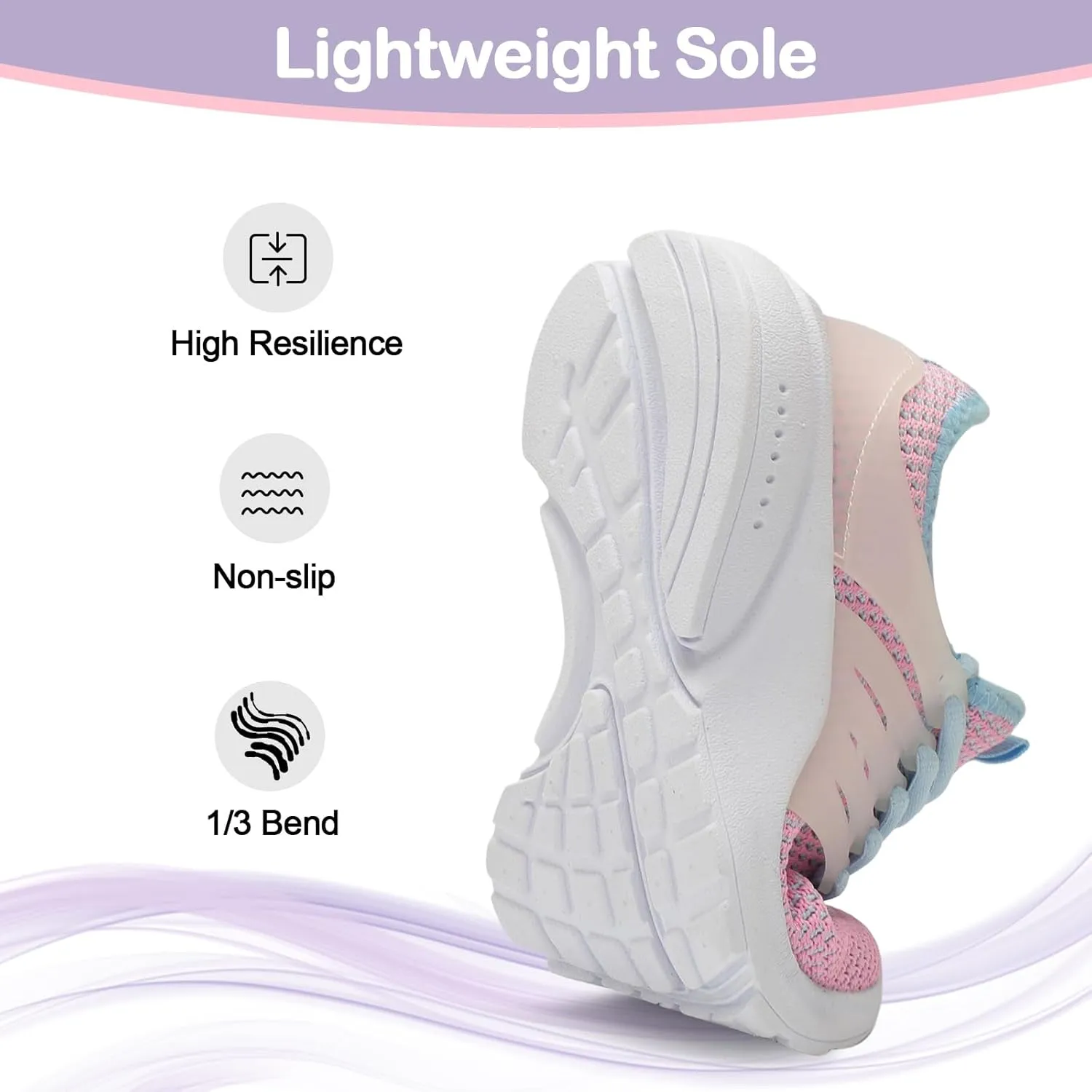 Troadlop Kids Sneaker Lightweight Breathable Running Tennis Boys Girls Shoes
