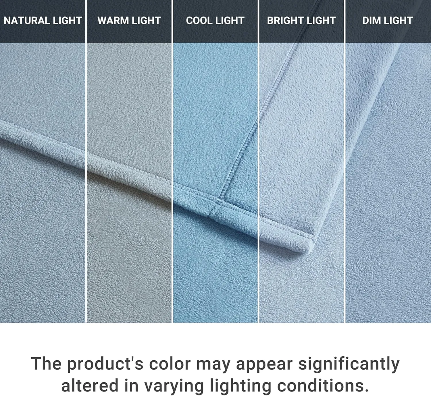 True North by Sleep Philosophy Micro Fleece Bed Sheet Set, Warm, Sheets with 14" Deep Pocket, for Cold Season Cozy Sheet-Set, Matching Pillow Case, Queen, Blue, 4 Piece