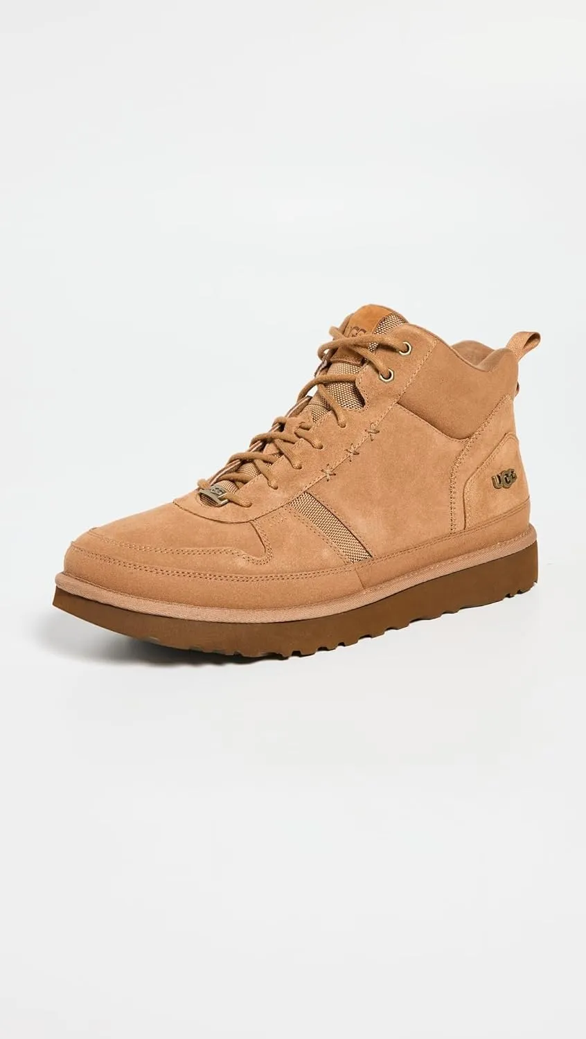 UGG Men's Highland Hi Heritage Sneaker, Chestnut Suede, 13