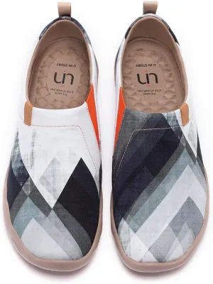 UIN Men's Art Design Travel Shoes Slip On Casual Loafers Stylish Lightweight Comfort Fashion Sneaker