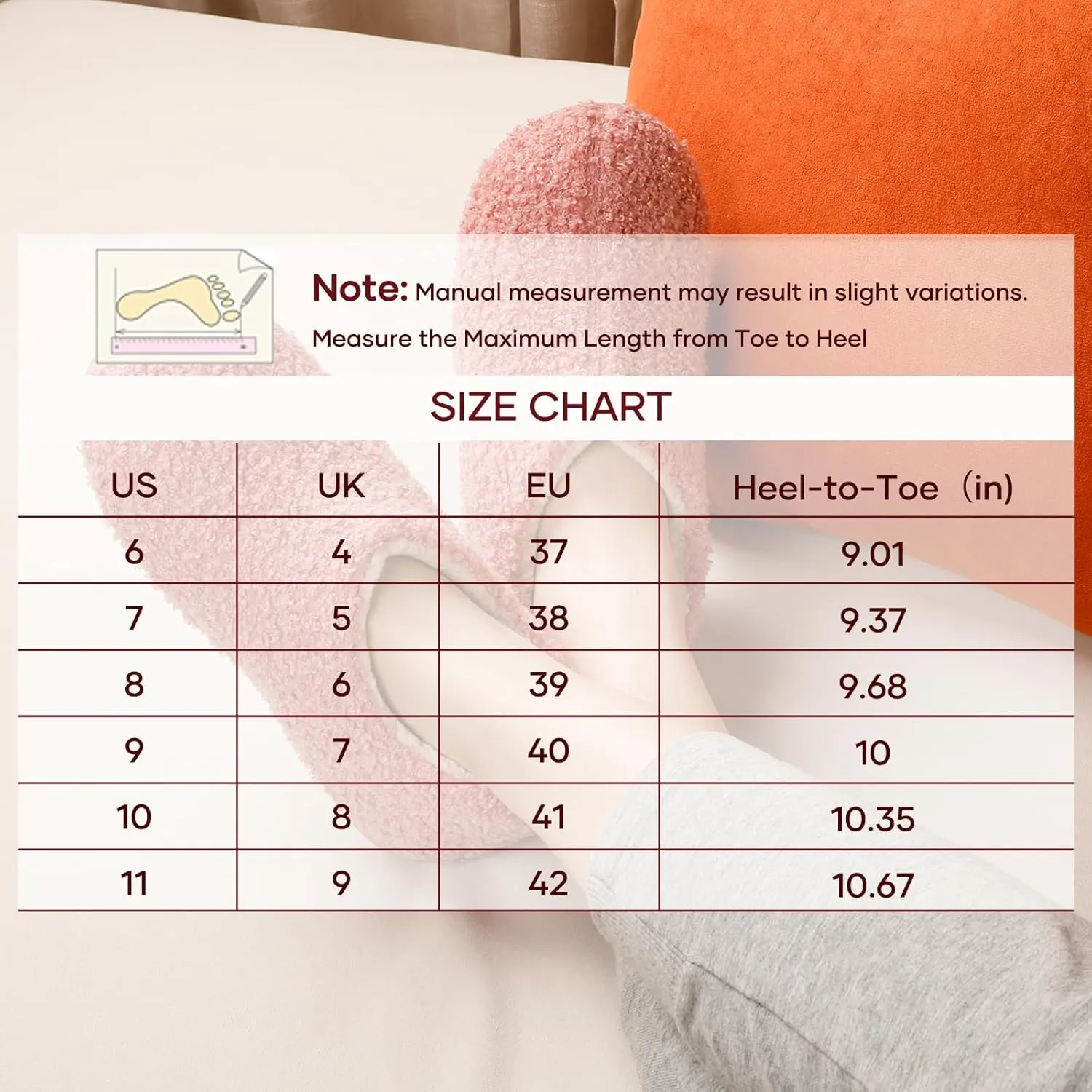 ULTRAIDEAS Women's Indoor Loafer House Slippers with Memory Foam, Ladies Warm Closed Back House Shoes with Non-Slip Outdoor Rubber Sole