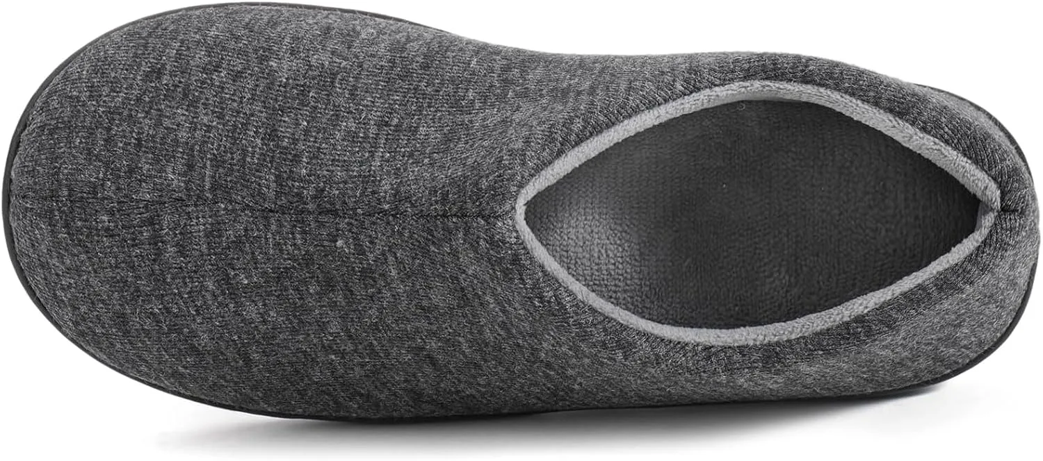 ULTRAIDEAS Women's Indoor Loafer House Slippers with Memory Foam, Ladies Warm Closed Back House Shoes with Non-Slip Outdoor Rubber Sole