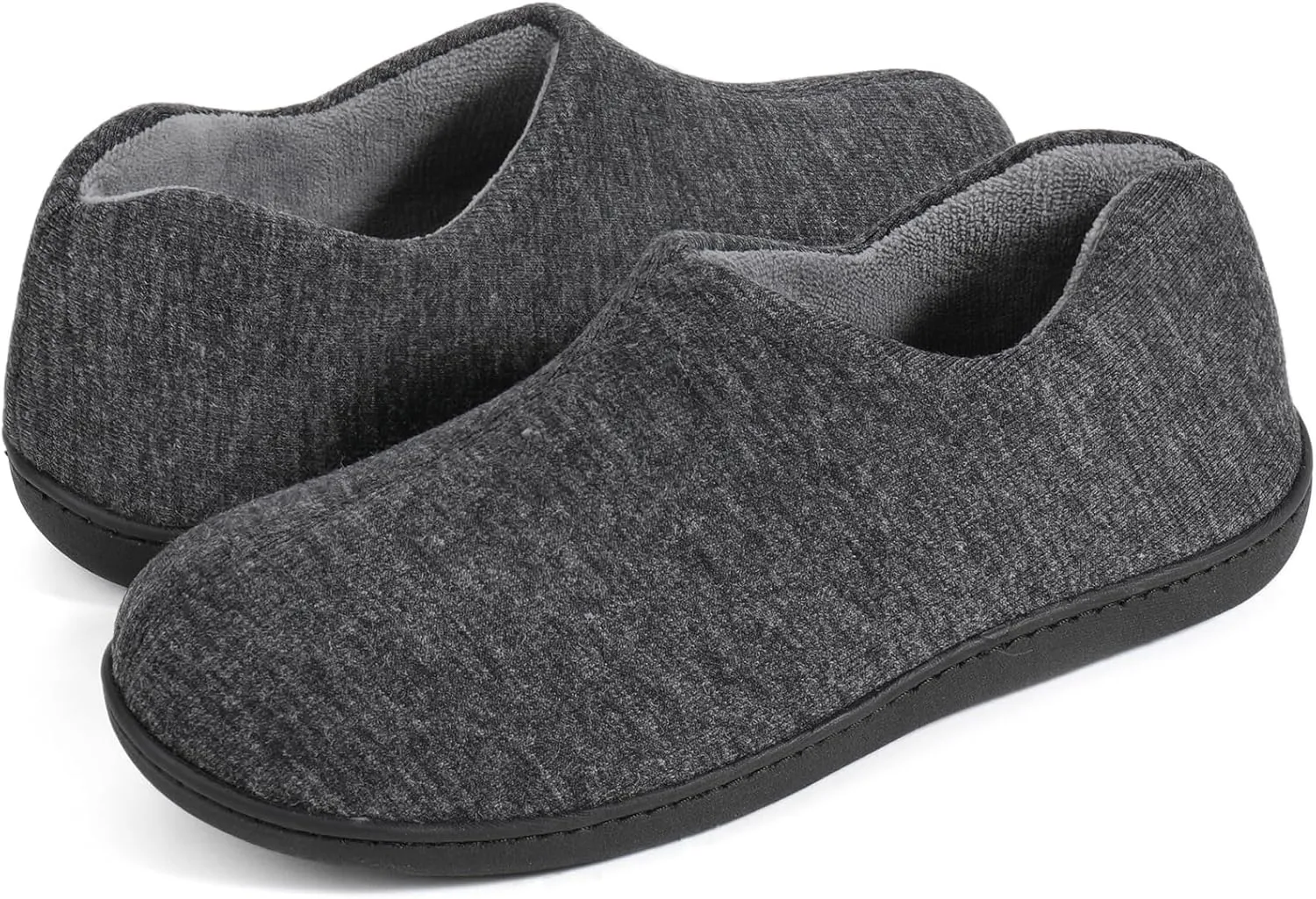ULTRAIDEAS Women's Indoor Loafer House Slippers with Memory Foam, Ladies Warm Closed Back House Shoes with Non-Slip Outdoor Rubber Sole