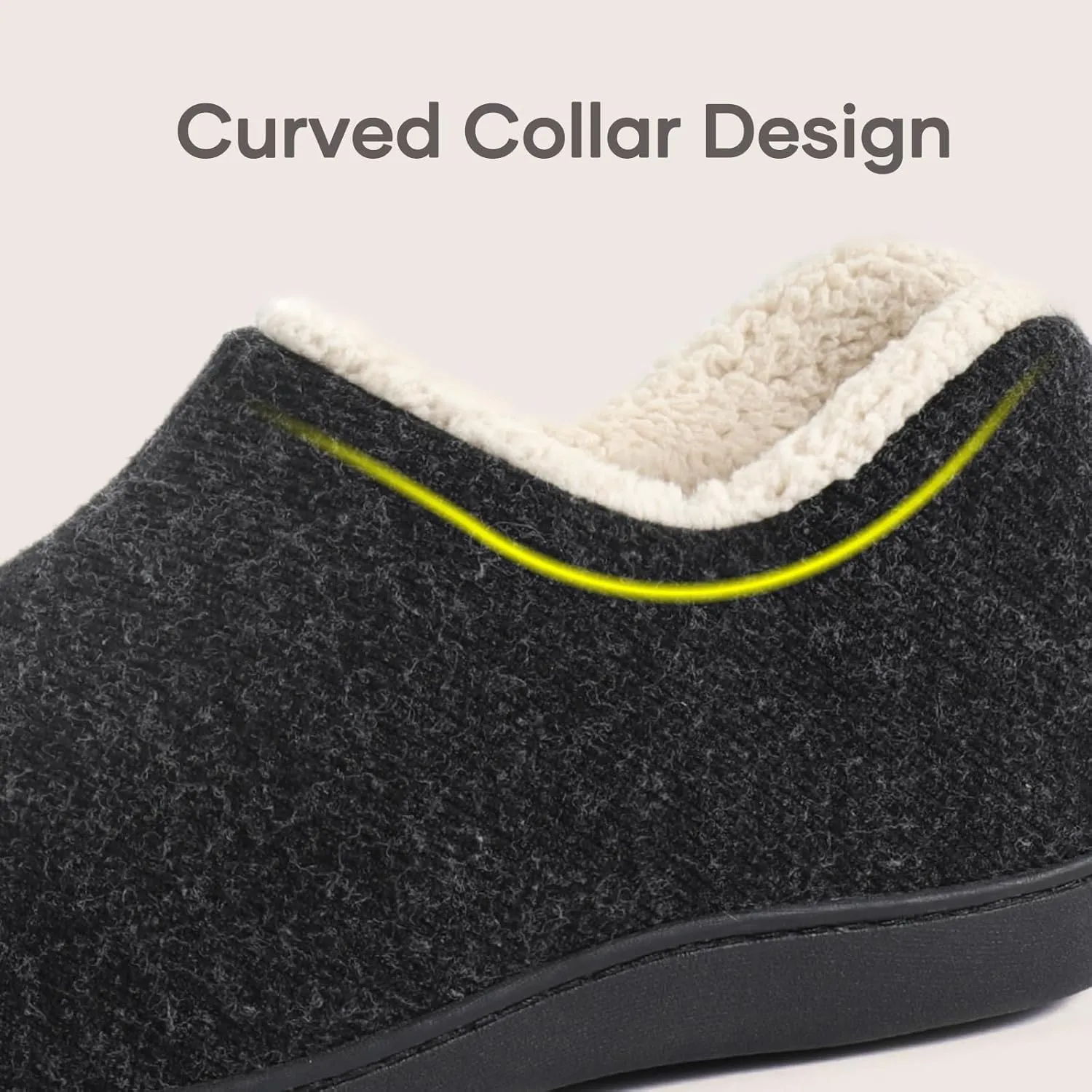ULTRAIDEAS Women's Indoor Loafer House Slippers with Memory Foam, Ladies Warm Closed Back House Shoes with Non-Slip Outdoor Rubber Sole