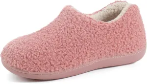 ULTRAIDEAS Women's Indoor Loafer House Slippers with Memory Foam, Ladies Warm Closed Back House Shoes with Non-Slip Outdoor Rubber Sole
