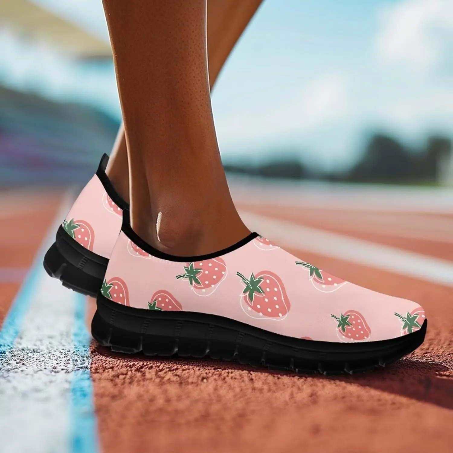 UNICEU Women's Slip On Sneakers Casual Fashion Non-Slip Shoes Lightweight Breathable Comfort Footwear for Walking Work