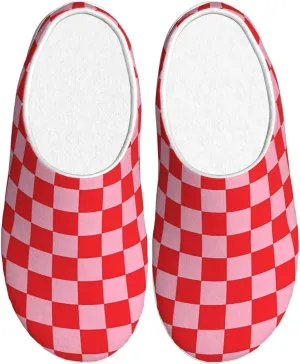 Unisex Warm Slippers Non-Slip Winter Fluffy Slippers Slip-On Plush Slippers Bedroom Slippers House Shoes For Men Women