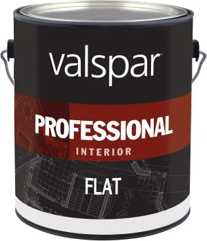 VALSPAR CORPORATION 11611 Flat Light Base 1 Gallon Professional Interior Latex Paint