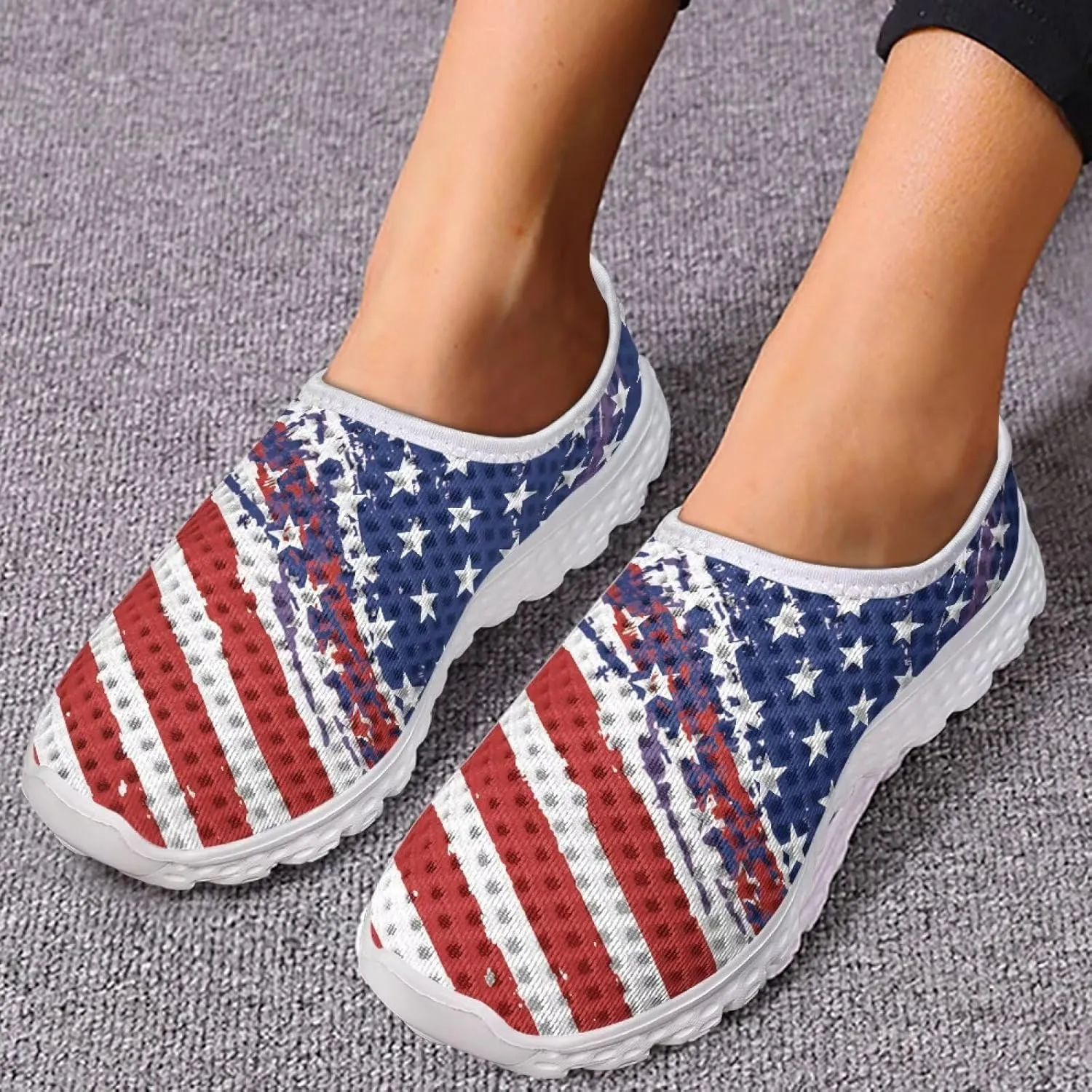 Veniyate Summer Lightweight Womens Athletic Aqua Shoes Slip on Sandals Flats
