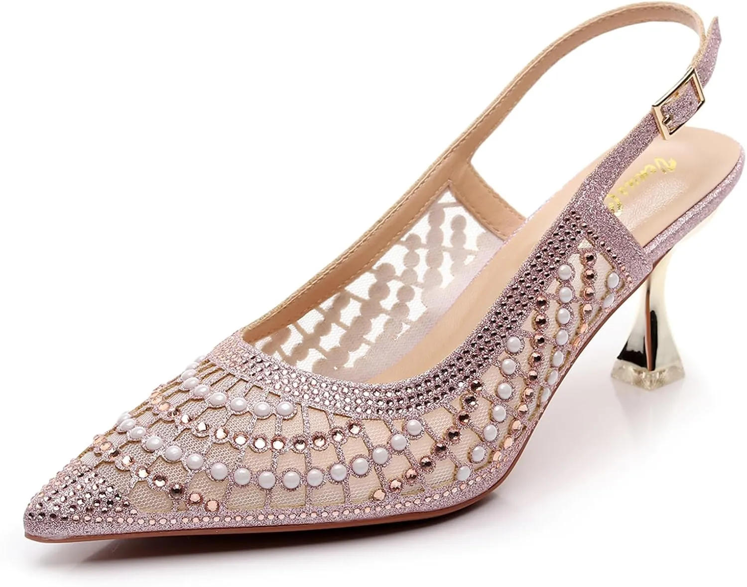 VenusCelia Women's Charming Lady Slingback Pump Shoe