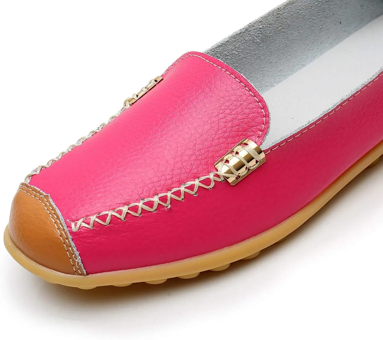 VenusCelia Women's Comfort Walking on Clouds Flat Loafer