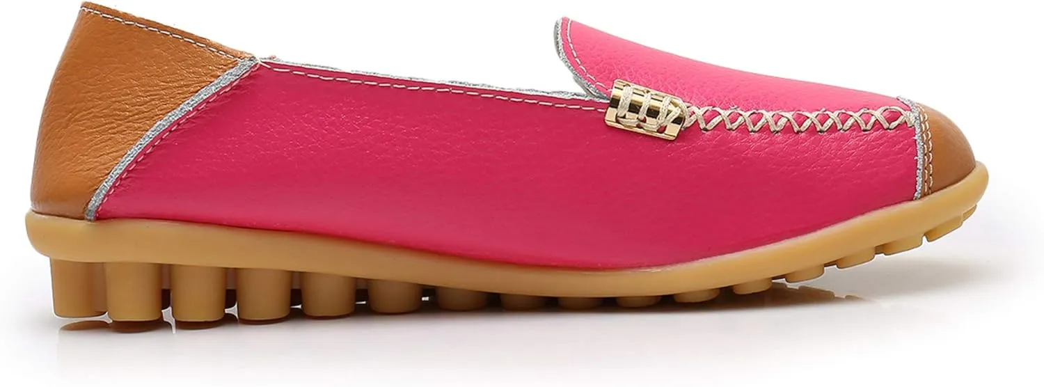 VenusCelia Women's Comfort Walking on Clouds Flat Loafer