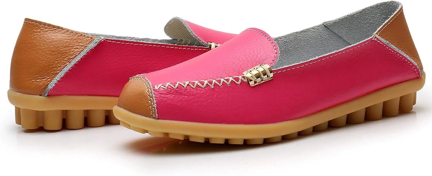 VenusCelia Women's Comfort Walking on Clouds Flat Loafer