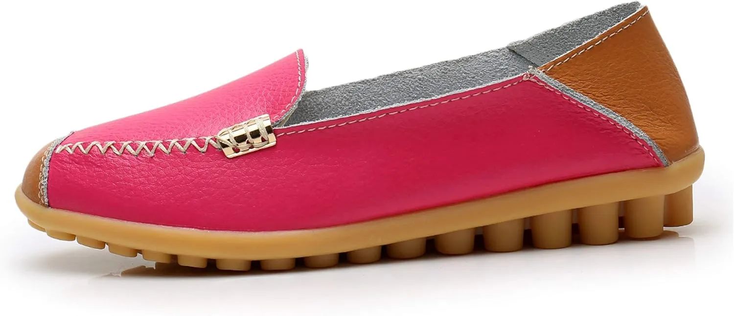 VenusCelia Women's Comfort Walking on Clouds Flat Loafer
