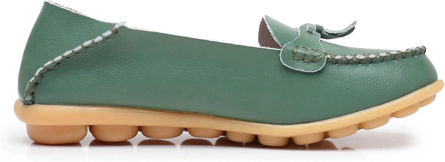 VenusCelia Women's Decoration Comfort Walking Flat Loafer