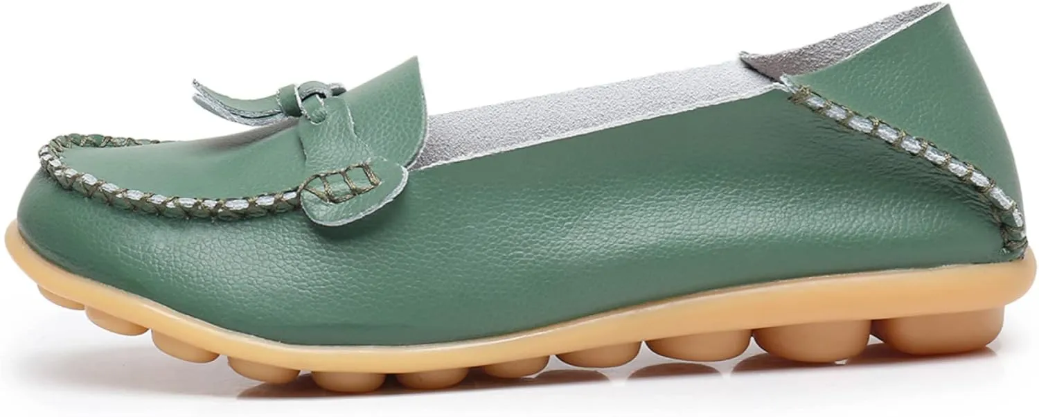 VenusCelia Women's Decoration Comfort Walking Flat Loafer