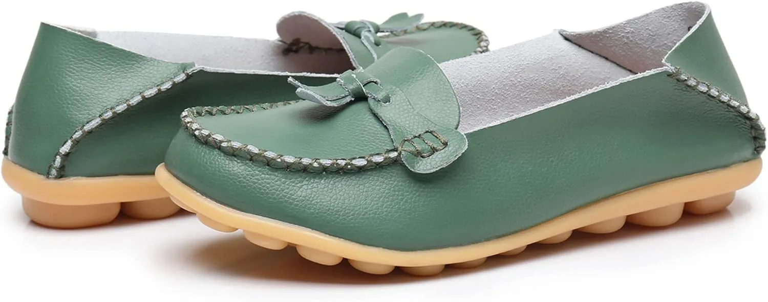 VenusCelia Women's Decoration Comfort Walking Flat Loafer