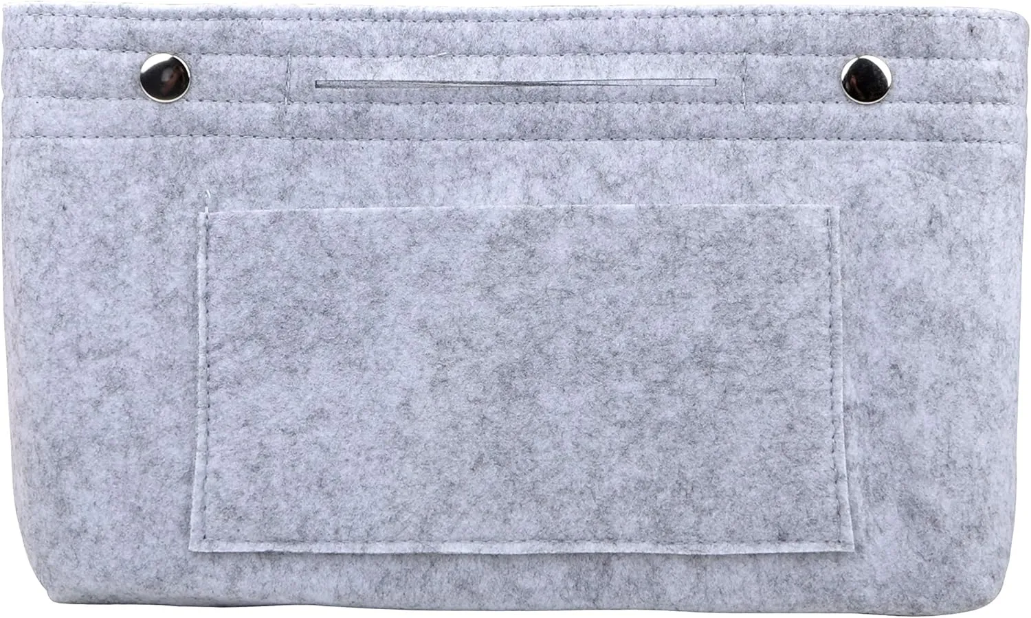 Vercord Felt Purse Tote Organizer Insert Divider Inside Handbag for Women Medium Light Grey