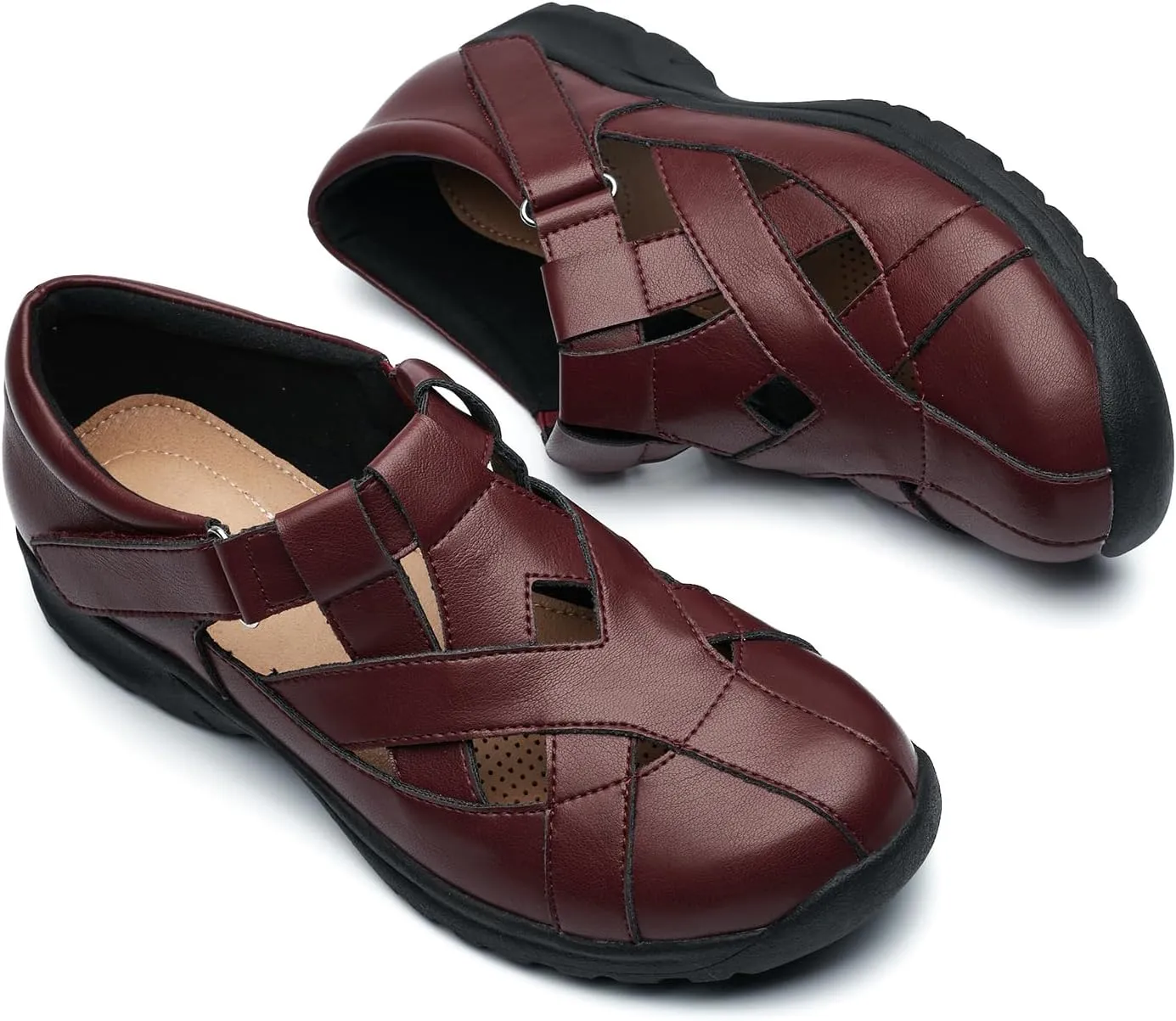 VERDASCO Womens Wide Shoes Casual Loafers Comfort Flats Sandals Classic Dressy Shoes
