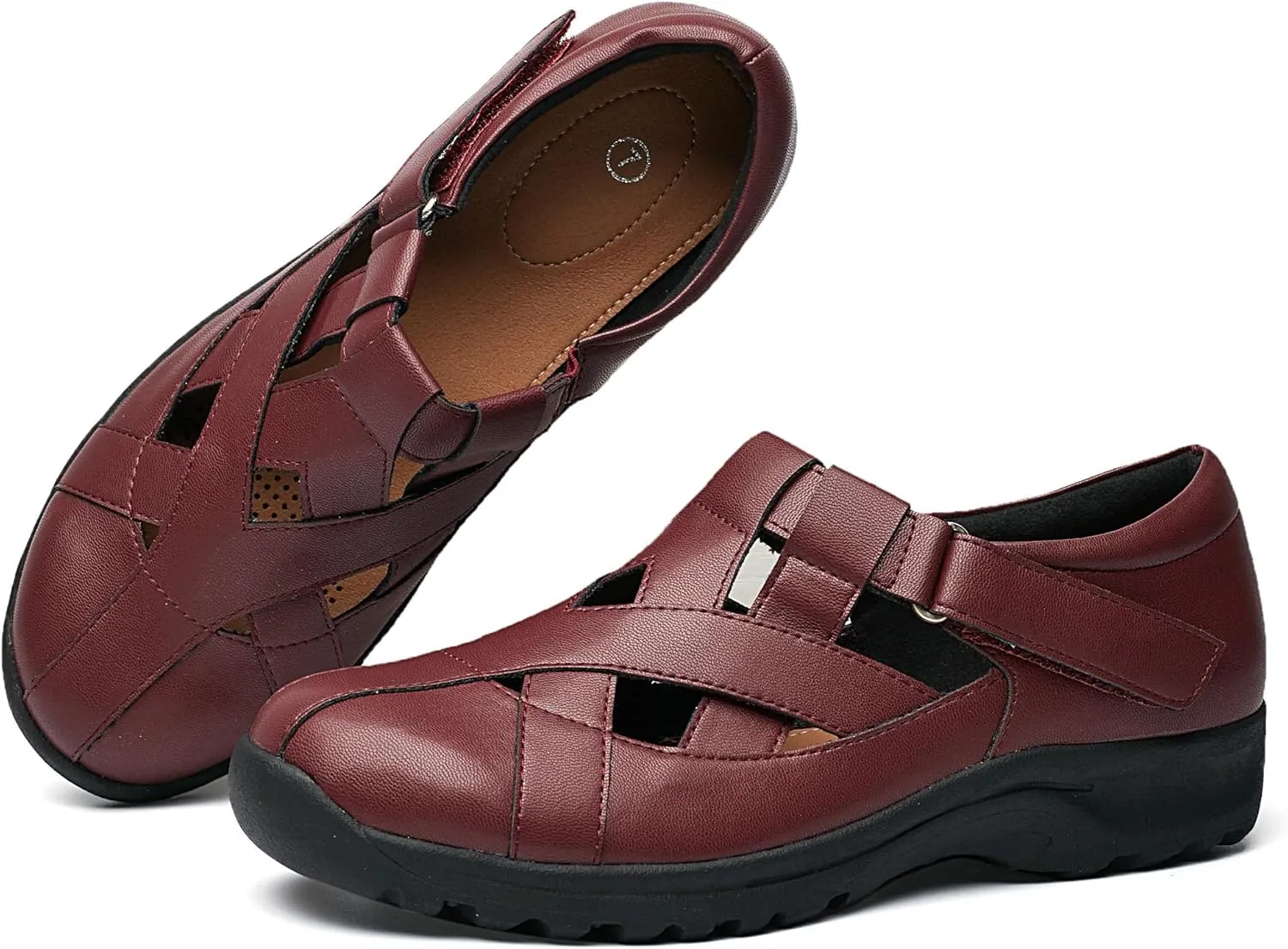VERDASCO Womens Wide Shoes Casual Loafers Comfort Flats Sandals Classic Dressy Shoes