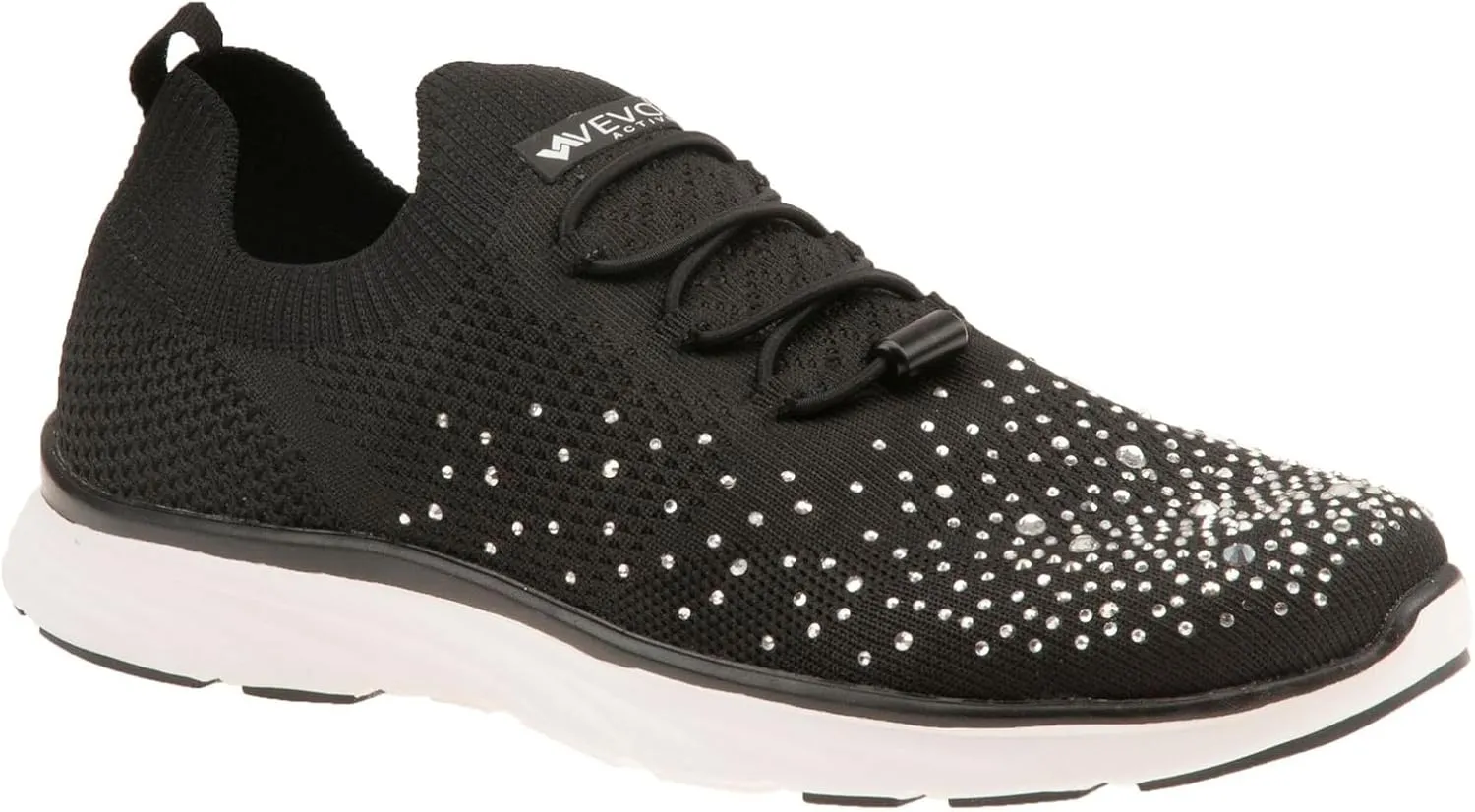 Vevo Active Women's Steffi Rhinestone Embellished Slip-On Sneaker
