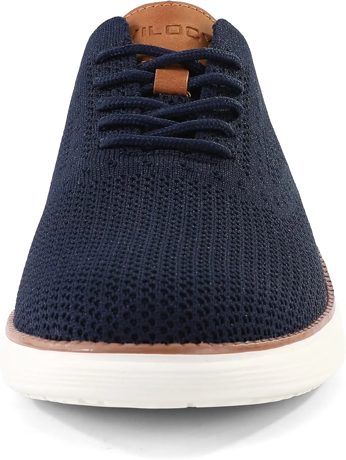 VILOCY Men's Casual Dress Sneakers Oxfords Business Mesh Breathable Walking Shoes Tennis Comfortable