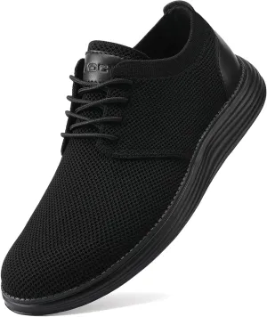 VILOCY Men's Fashion Dress Sneakers Casual Walking Shoes Business Oxfords Comfortable Breathable Lightweight Tennis