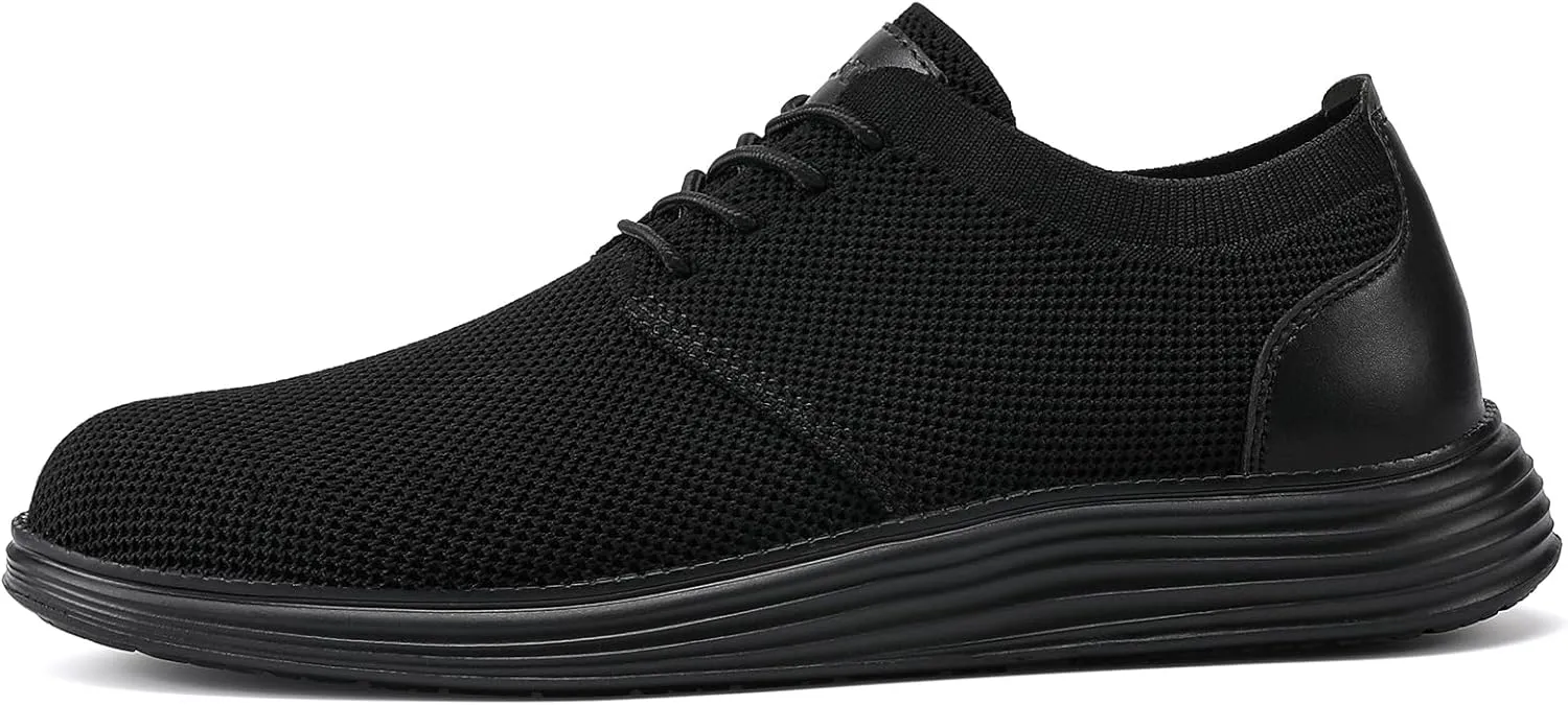 VILOCY Men's Fashion Dress Sneakers Casual Walking Shoes Business Oxfords Comfortable Breathable Lightweight Tennis
