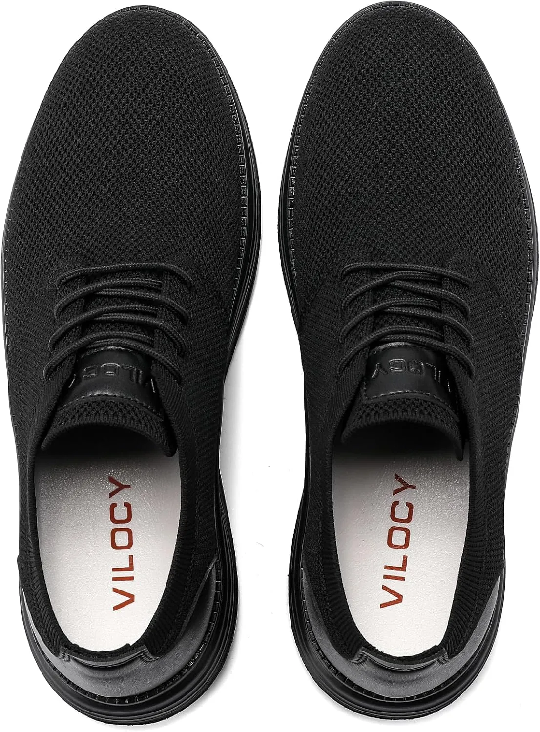 VILOCY Men's Fashion Dress Sneakers Casual Walking Shoes Business Oxfords Comfortable Breathable Lightweight Tennis