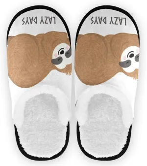visesunny Women's Cozy Fuzzy Plush Fleece Slippers Soft Memory Foam Ladies House Shoes Warm Bedroom Flat Shoes Unisex Indoor Outdoor