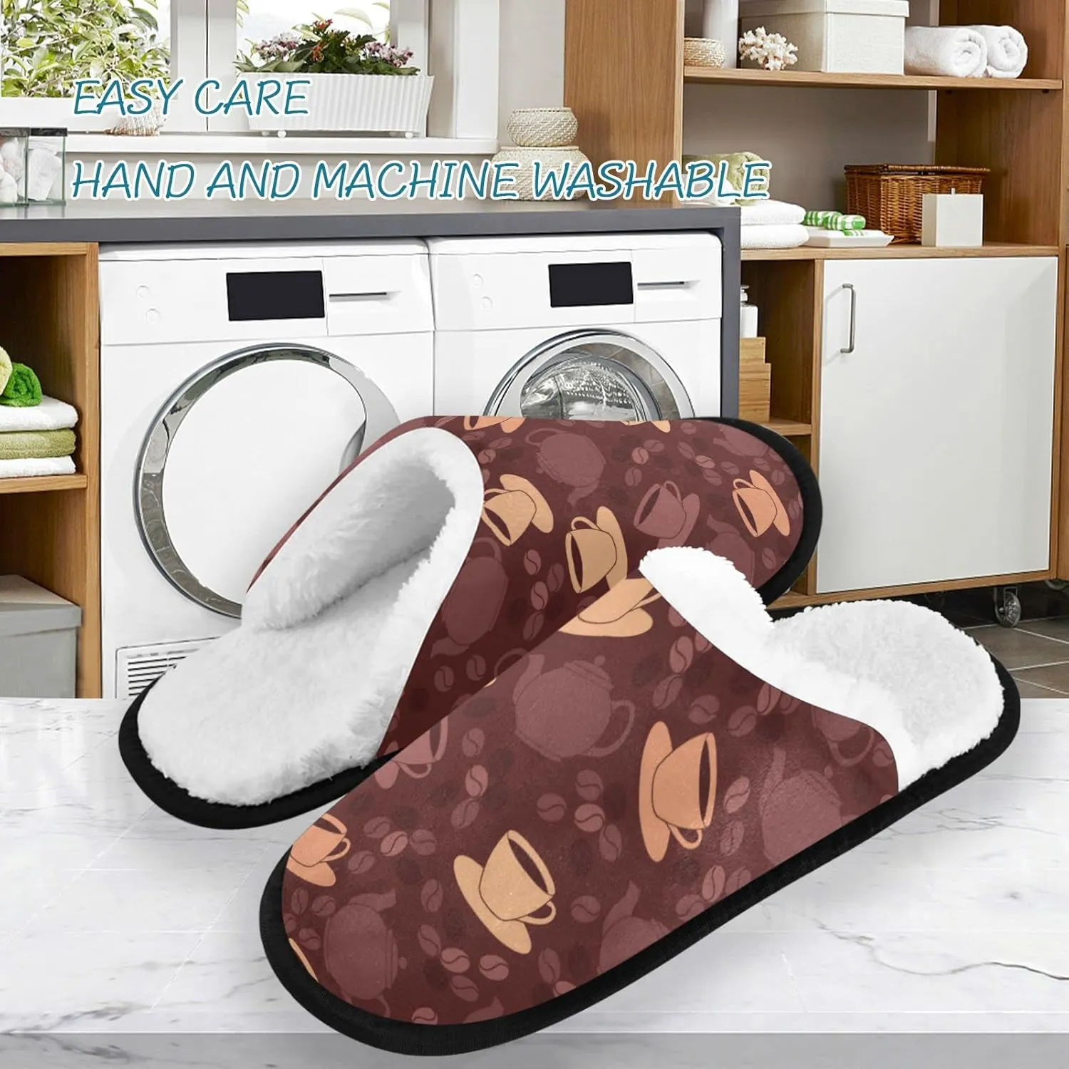 visesunny Women's Cozy Fuzzy Plush Fleece Slippers Soft Memory Foam Ladies House Shoes Warm Bedroom Flat Shoes Unisex Indoor Outdoor