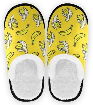 visesunny Women's Cozy Fuzzy Plush Fleece Slippers Soft Memory Foam Ladies House Shoes Warm Bedroom Flat Shoes Unisex Indoor Outdoor