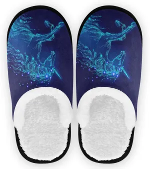 visesunny Women's Cozy Fuzzy Plush Fleece Slippers Soft Memory Foam Ladies House Shoes Warm Bedroom Flat Shoes Unisex Indoor Outdoor