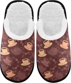 visesunny Women's Cozy Fuzzy Plush Fleece Slippers Soft Memory Foam Ladies House Shoes Warm Bedroom Flat Shoes Unisex Indoor Outdoor