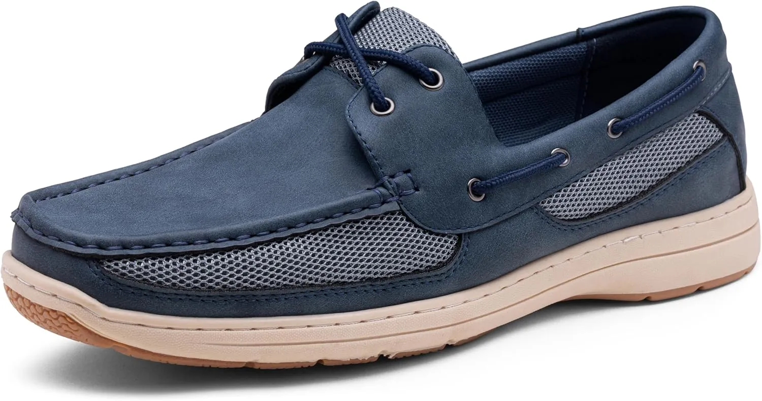 Vostey Men's Boat Shoes Slip On Stylish Casual Loafers Deck Shoes for Men