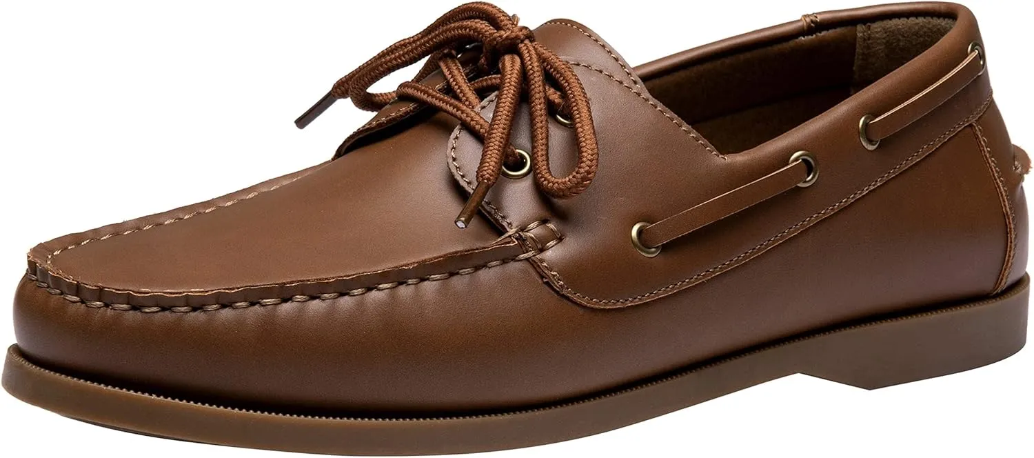 Vostey Men's Boat Shoes Slip On Stylish Casual Loafers Deck Shoes for Men