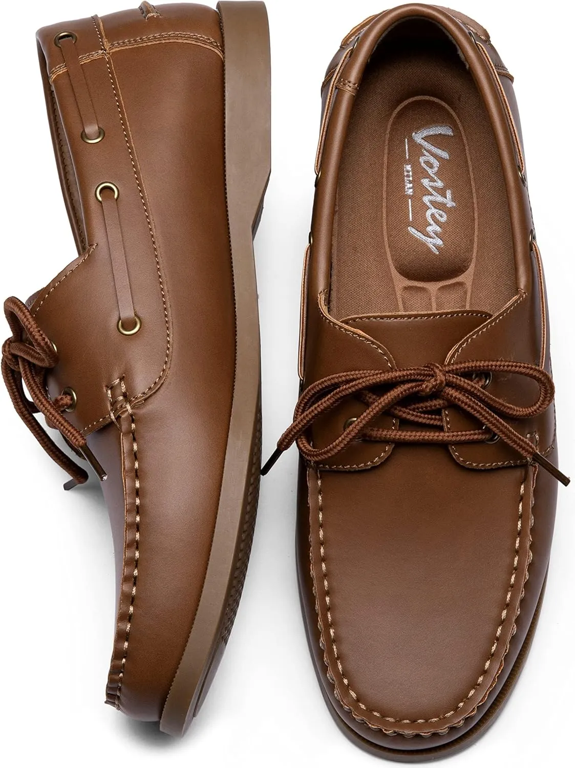 Vostey Men's Boat Shoes Slip On Stylish Casual Loafers Deck Shoes for Men