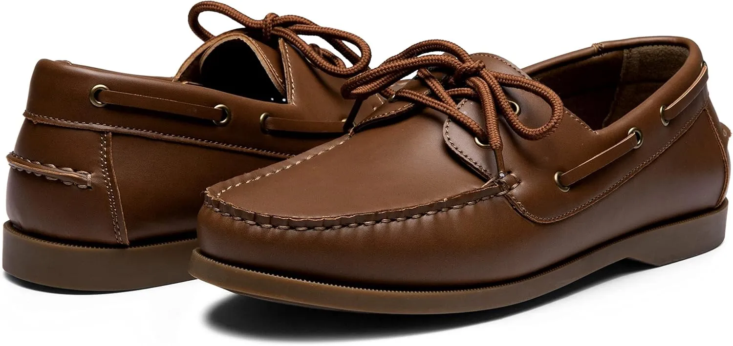 Vostey Men's Boat Shoes Slip On Stylish Casual Loafers Deck Shoes for Men