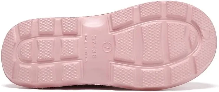 Waterproof cotton slippers for women in winter indoor home furnishing warm outdoor non-slip cotton shoes for men in winter