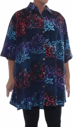 WeBeBop WeBeBop Batlk Flat Rayon GYPSY ODYSSEY Tunic 0X 1X 2X 3X 4X 5X 6X