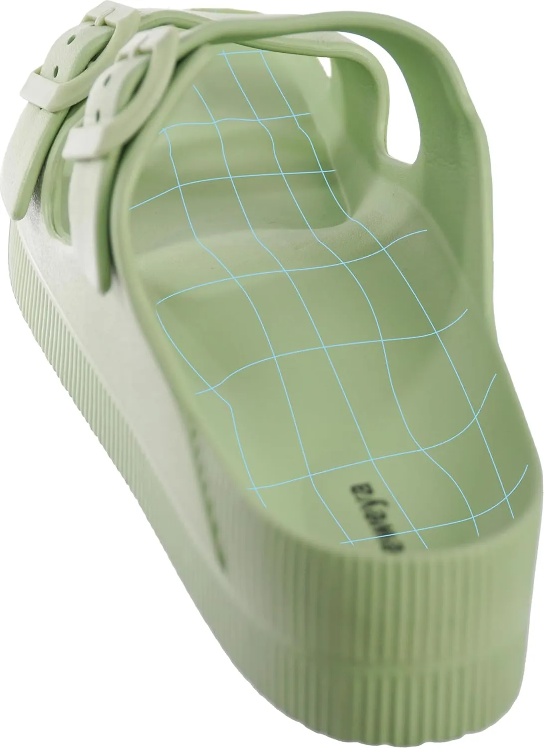 Weweya Arch Support Womens Sandals - Platform Recovery Sandals for Women - Adjustable Buckle Sandals