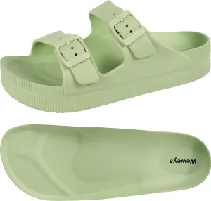 Weweya Arch Support Womens Sandals - Platform Recovery Sandals for Women - Adjustable Buckle Sandals