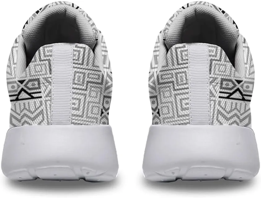 Women Men Geometric Shoes Personalited 3D Print Running Shoes Athletic Tennis Sneakers
