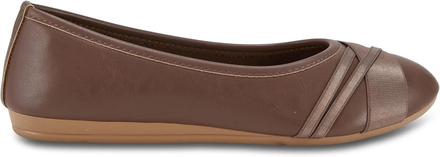 Women's Ballet Flats Alli Comfortable Slip-On Dress Shoes, Stylish Casual Flats for Work & Everyday Wear