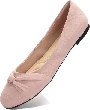 Women's Ballet Flats Shoes, Dress Shoes for Women Round Toe Comfort Light Weight Slip-On Shoes